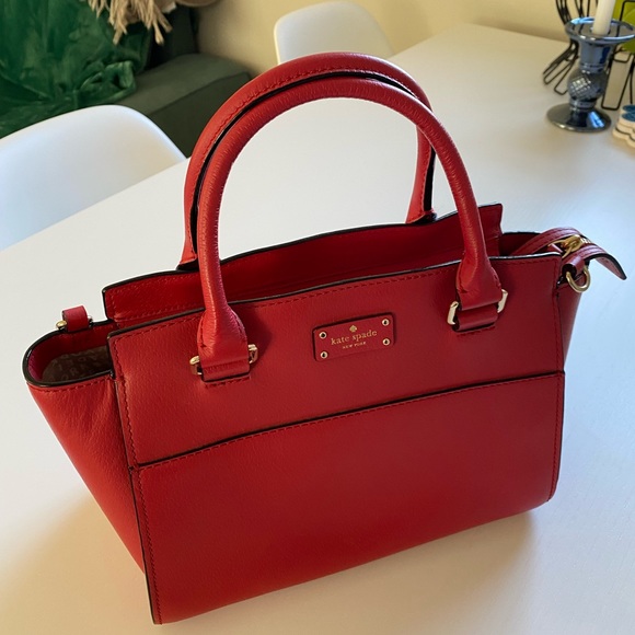Kate Spade Red Medium Satchel - Picture 2 of 3